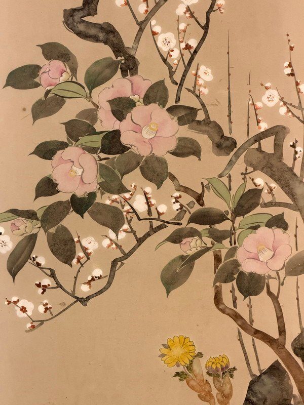 Flowering Plants · A Screen Pair · photograph 7