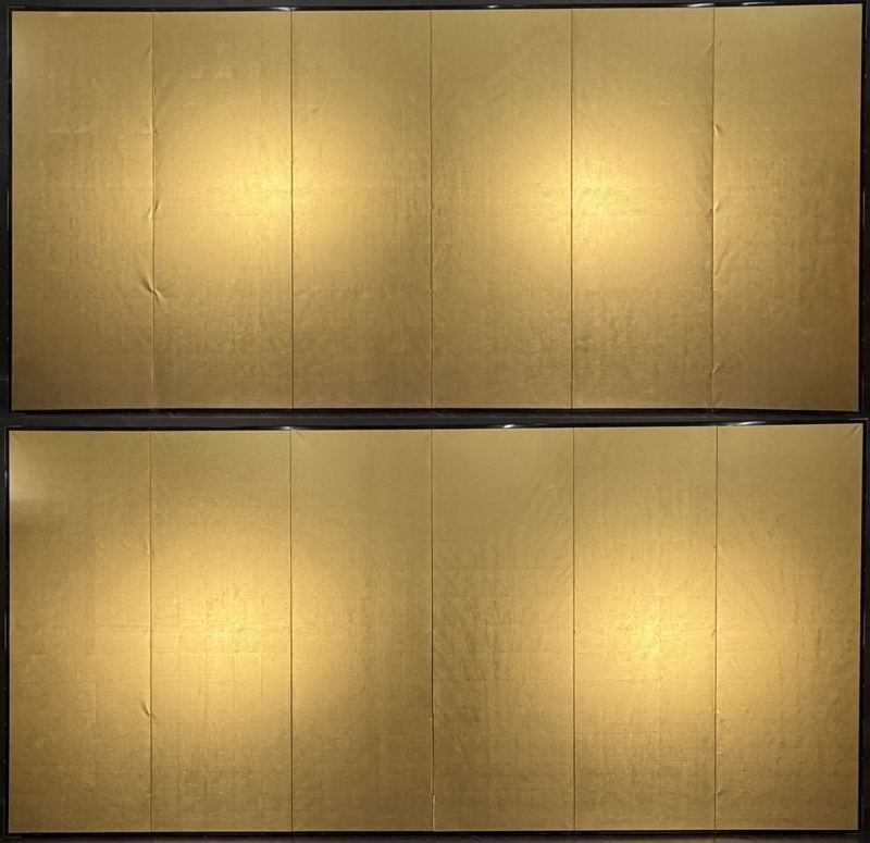 Tall Gold · A Screen Pair — Pair of 6-panel screens