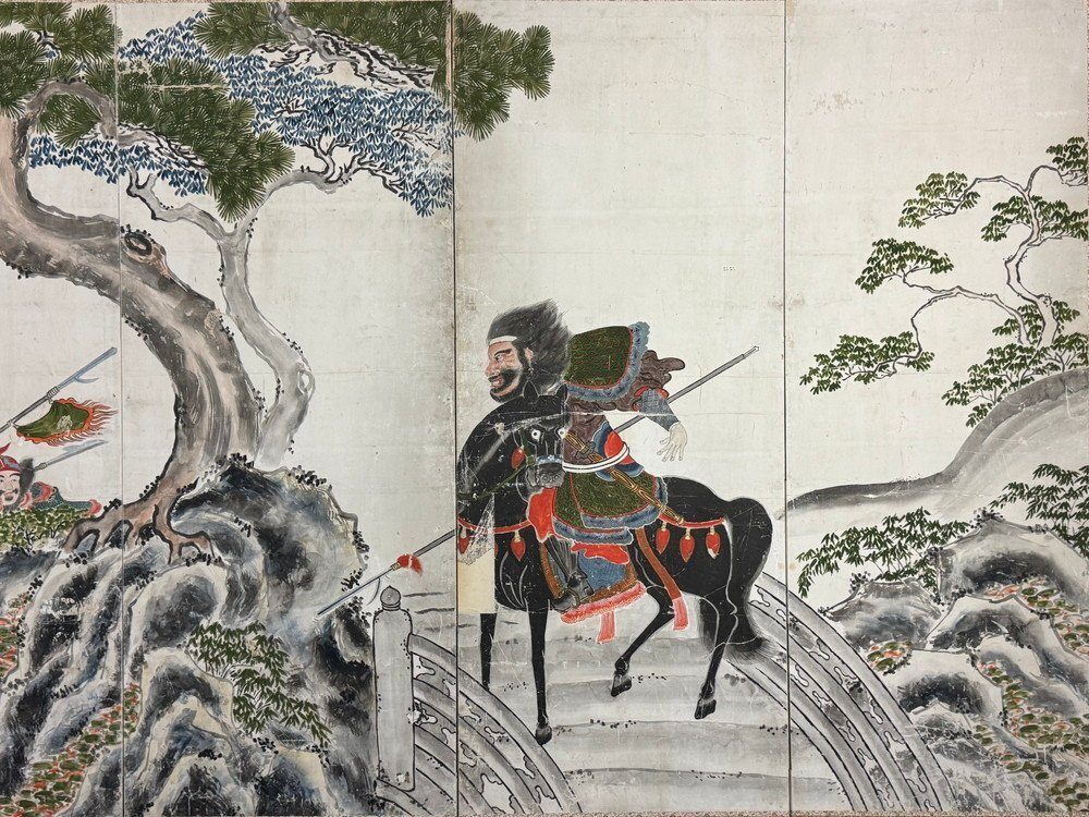 武士与骑马人物图·照片 2