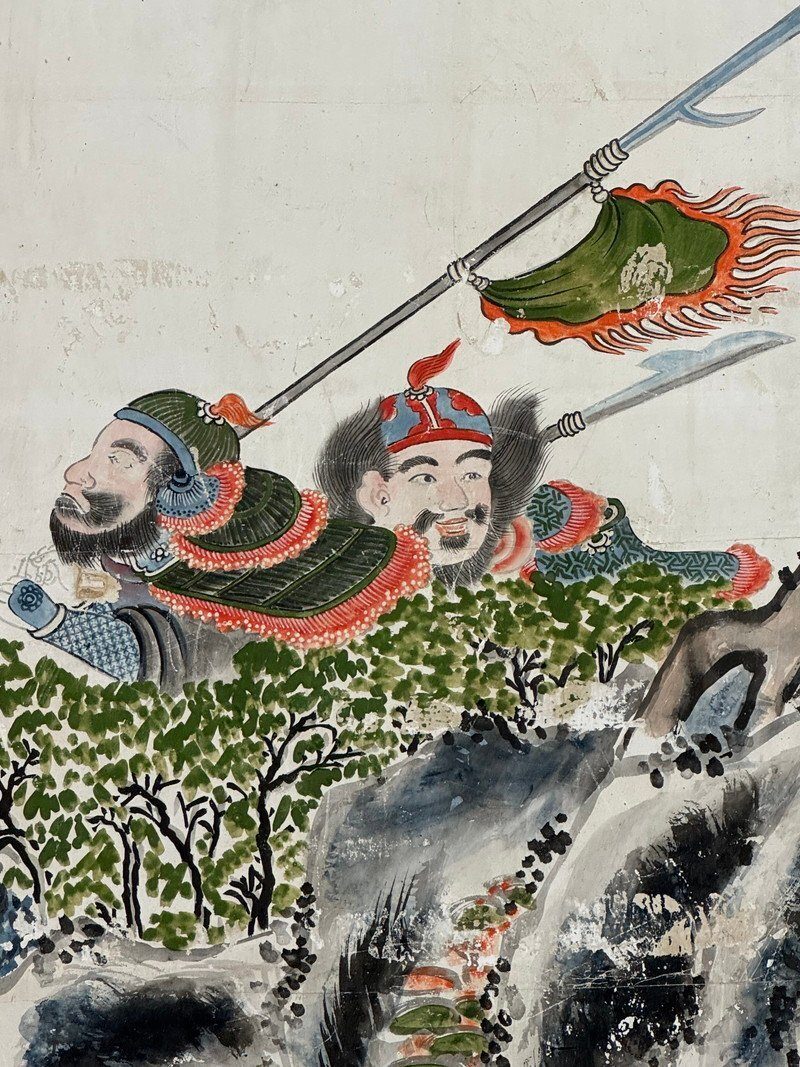 武士与骑马人物图·照片 7