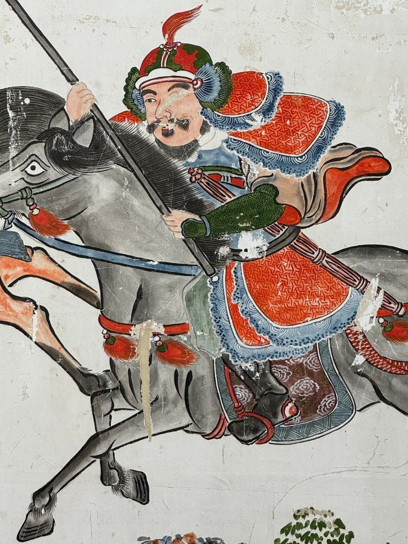 武士与骑马人物图·照片 8