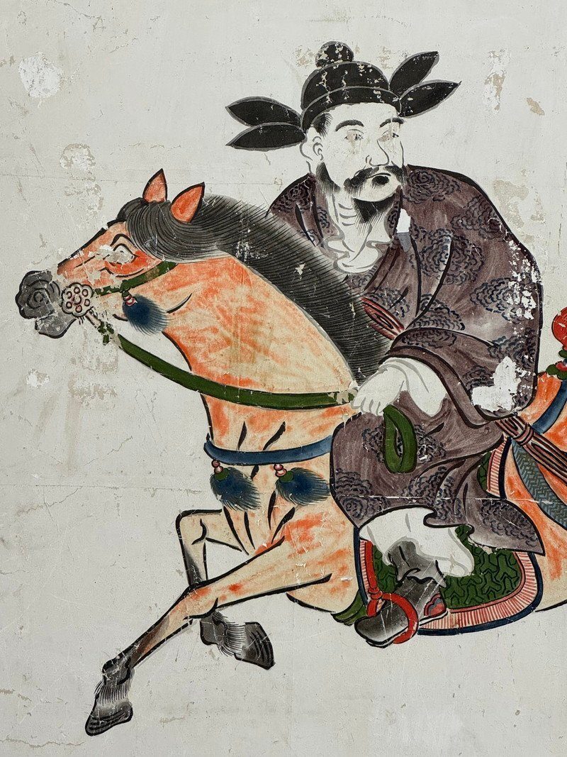 武士与骑马人物图·照片 9
