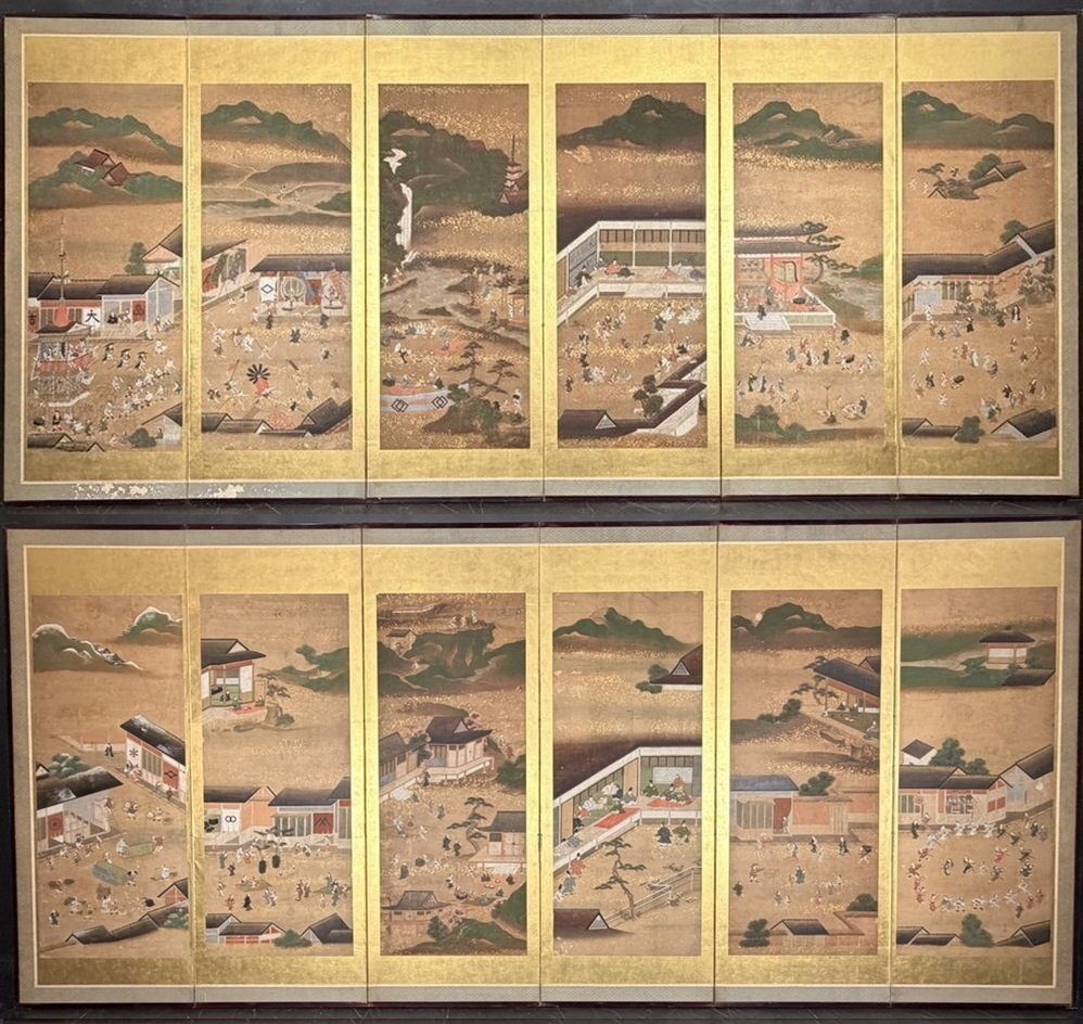 Scenes from The Tale of Genji — overall view