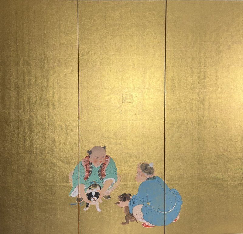 Figures & Children on Gold · photograph 6