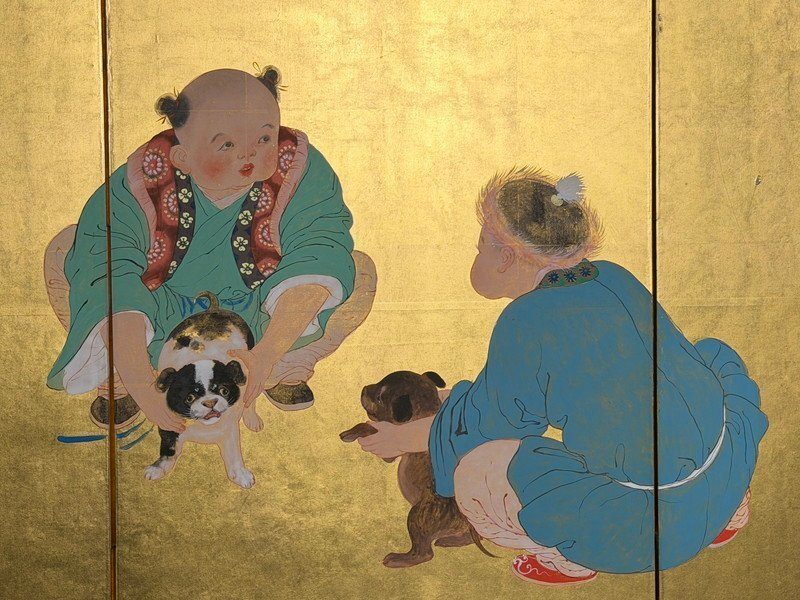 Figures & Children on Gold · photograph 8