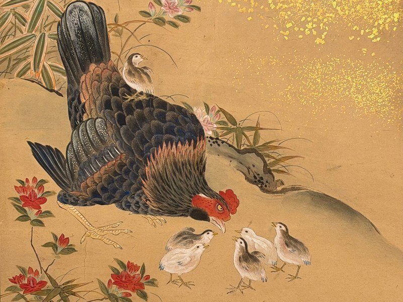 Roosters & Scattered Gold · photograph 4