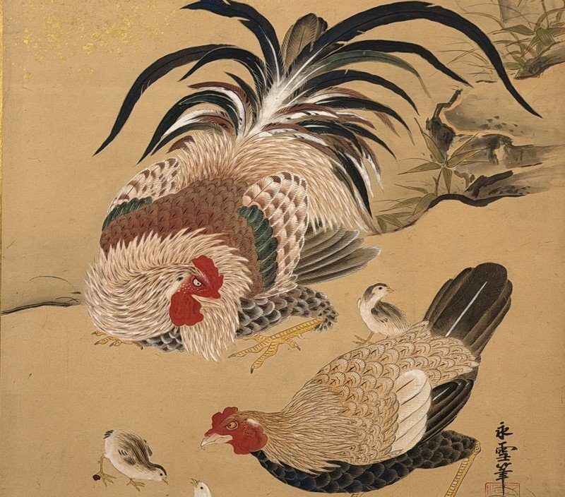 Roosters & Scattered Gold · photograph 5